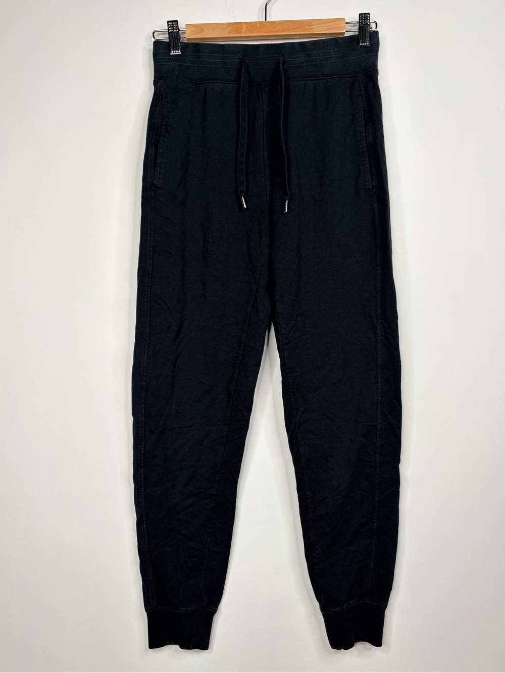 Psycho Bunny Men's Black Drawstring Joggers